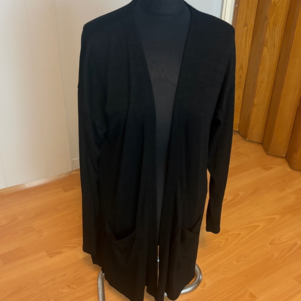 Banana Republic Black Open Cardigan